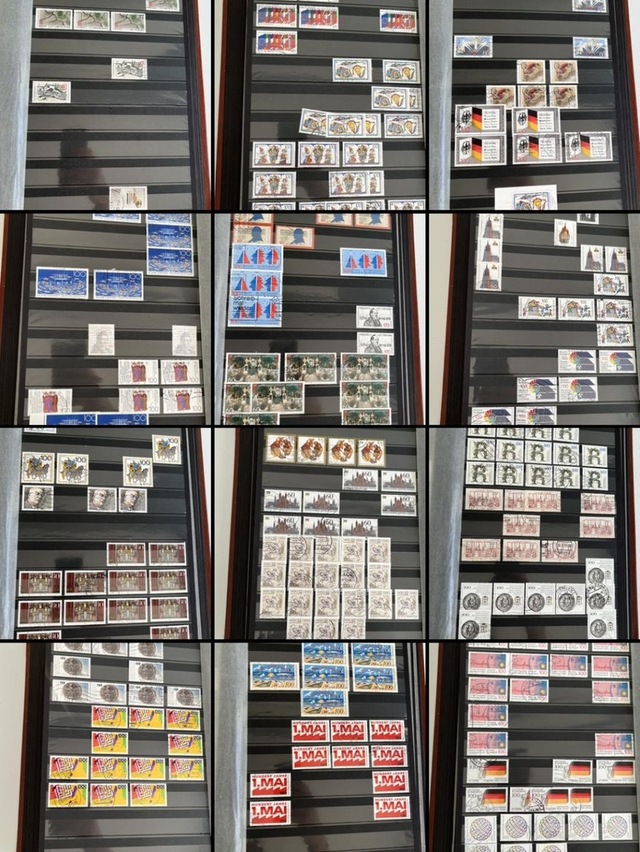 Almanya Pul Koleksiyonu Albümü 1060 Adet - Yabancı Pul 021 Teşhir Ürün