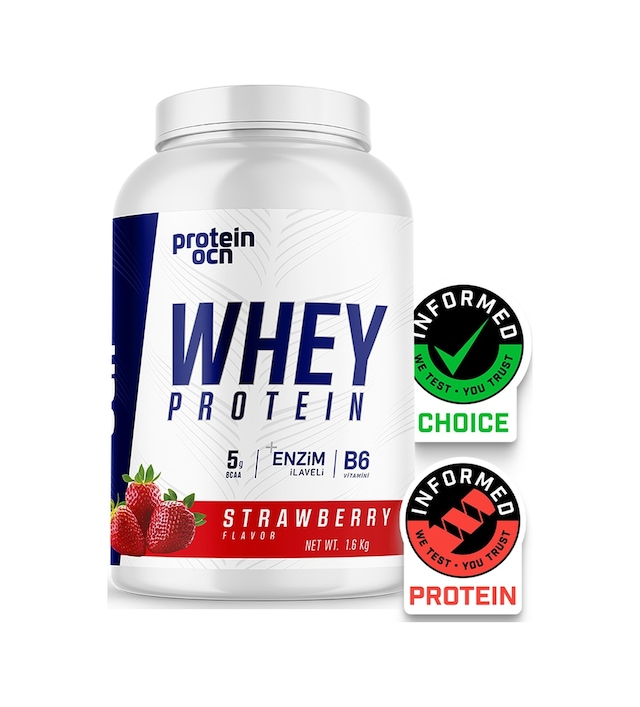 Proteinocean Whey Protein Çilek- 1.6kg - 64 Servis