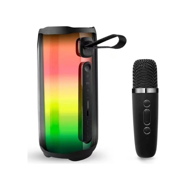 Uryport Pluse 5 Mikrofonlu Rgb Kablosuz Hoparlör - Siyah