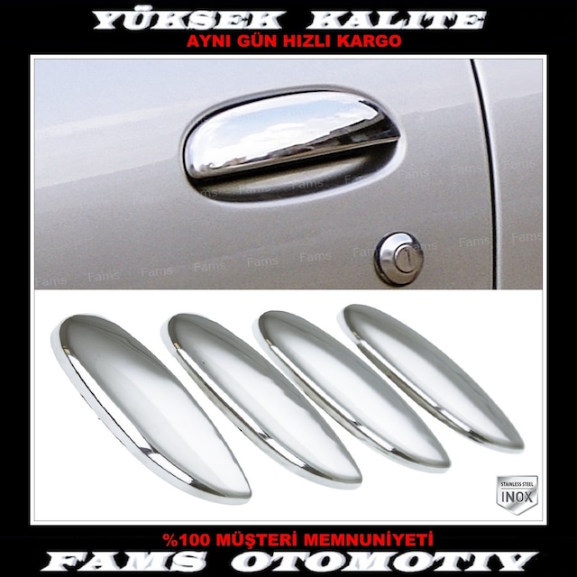 Fiat Palıo Krom Kapı Kolu 4 Kapı 1998 Üzeri P. Çelik