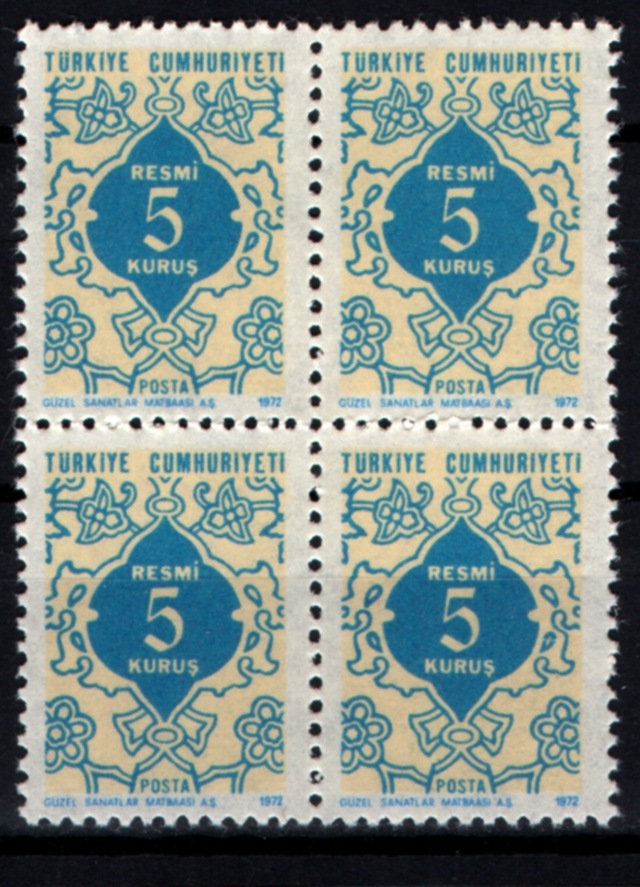 1972 Resmi Pul 5 Kuruş Tp0766 İsfila R139 Teşhir Ürün