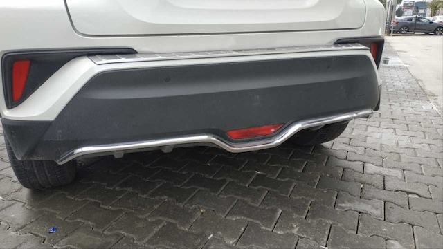 Autogp Toyota C-hr 2016-2019 Arka Tampon Alt Çıtası Nıkelaj