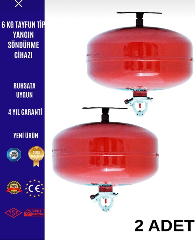 12 Kg 2 Adet Tatfun Söndürme Sistemi