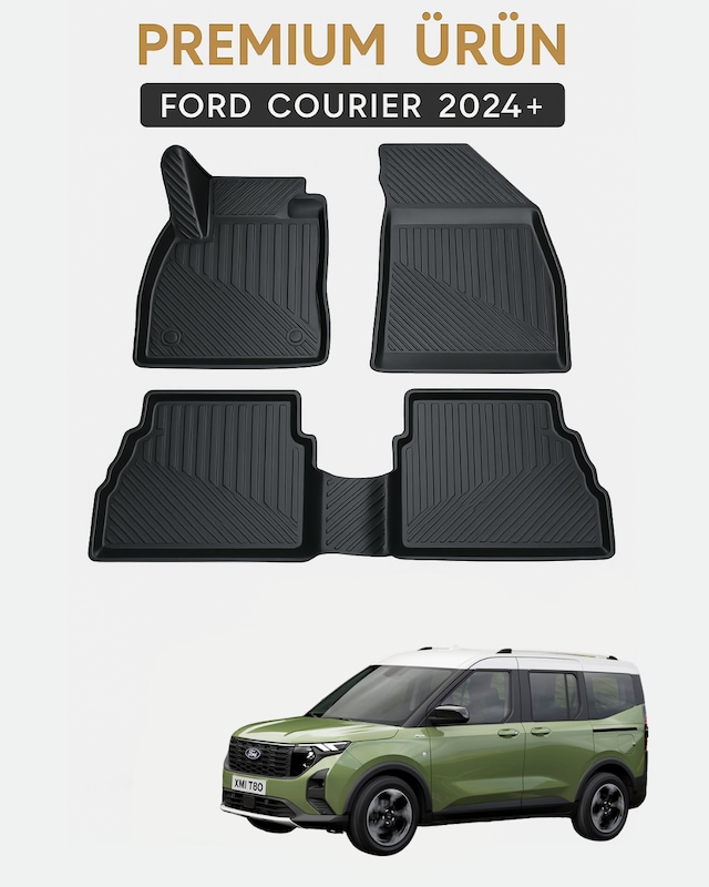 Ford Tourneo Courier 2024 Ve Sonrası 3d Oto Paspas Premium