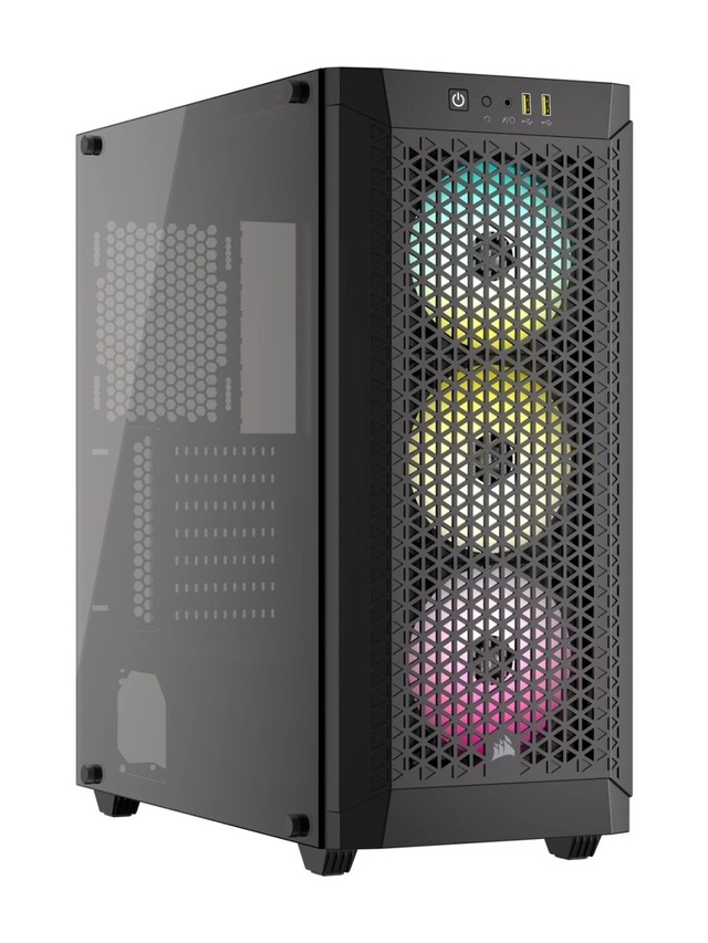 Corsair 480T AIRFLOW CC-9011272-WW Mid Tower RGB Black Tempered Glass