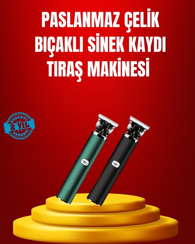 Tıraş Makinesi Ergonomik Tasarımlı Dayanıklı Metal Gövdeli Saç Kesme Diğer