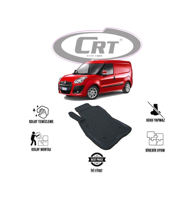 Fiat Doblo 2010 Ve Sonrası Tek Sol 3d Araca Özel Paspas