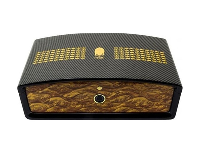 Lubinski Special Edt. Carbonfiber Parmakizi Humidor Puro Kutusu 80's Lb-013