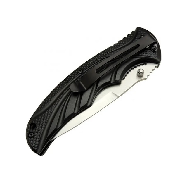 Mtech Handsome 453 Yeşil Kamp Çakı 21, 5cm - Yarı Otomatik, Kemerlikli