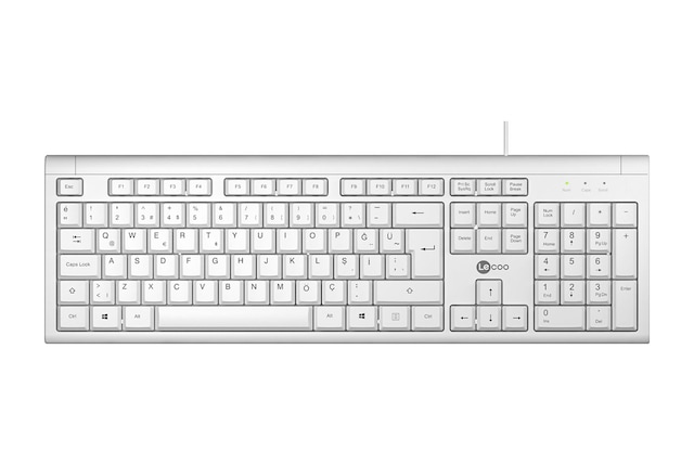 Lecoo KB101 USB Kablolu Türkçe Q Klavye