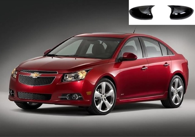 Chevrolet Cruze 2012-2016 Uyumlu Sedan-hb Batman Parlak Siyah Ayna Kapağı