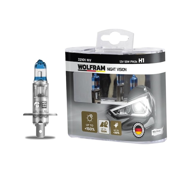 Ampul - 810 - 12v H1 55 P14.5s Nıght Vısıon 150 Fazla 20 - Glblseme - Beyaz Işık