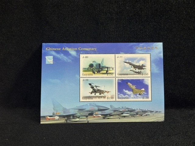23019 Guyana 2010 Avıatıon Chınese Centenary Ms Yv 6022-5 Mnh Savaş Uçak Temalı Teşhir Ürün
