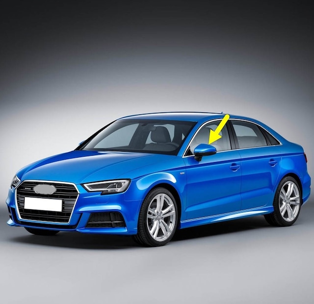 Audi A3 Sedan 2017-2020 Sol Dış Dikiz Ayna Kapağı 8v0857527d
