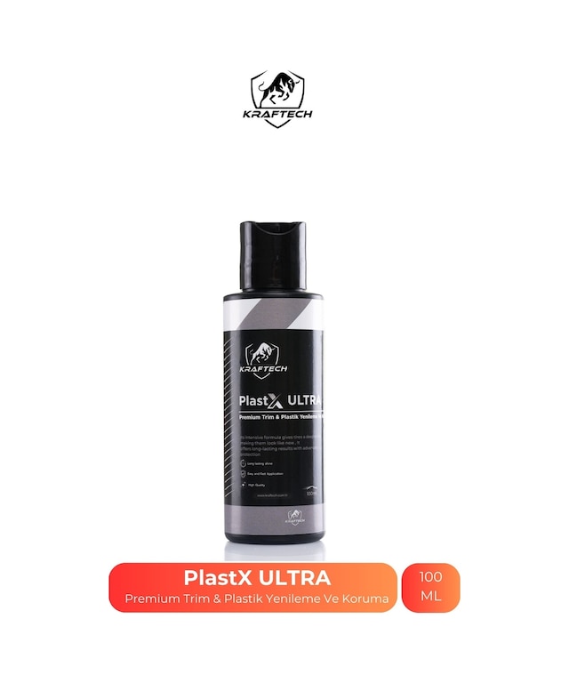 Plastx Ultra - Premium Trim & Plastik Yenileme Ve Koruma - 100 Ml