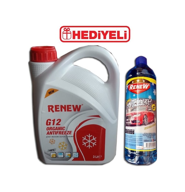 Renew Organic Kırmızı Antifriz -40c - 3 Litre