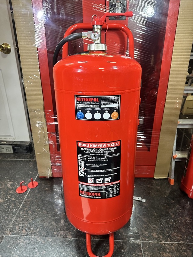 50 Kg Kkt Abc Toz Yangın Söndürme Cihazı Dört Yıl Garantili
