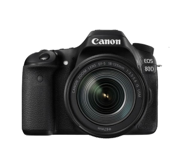 Canon EOS 80D + EF-S 18-135 MM F/3.5-5.6 IS Nano USM DSLR Fotoğraf Makinesi (İthalatçı Garantili)