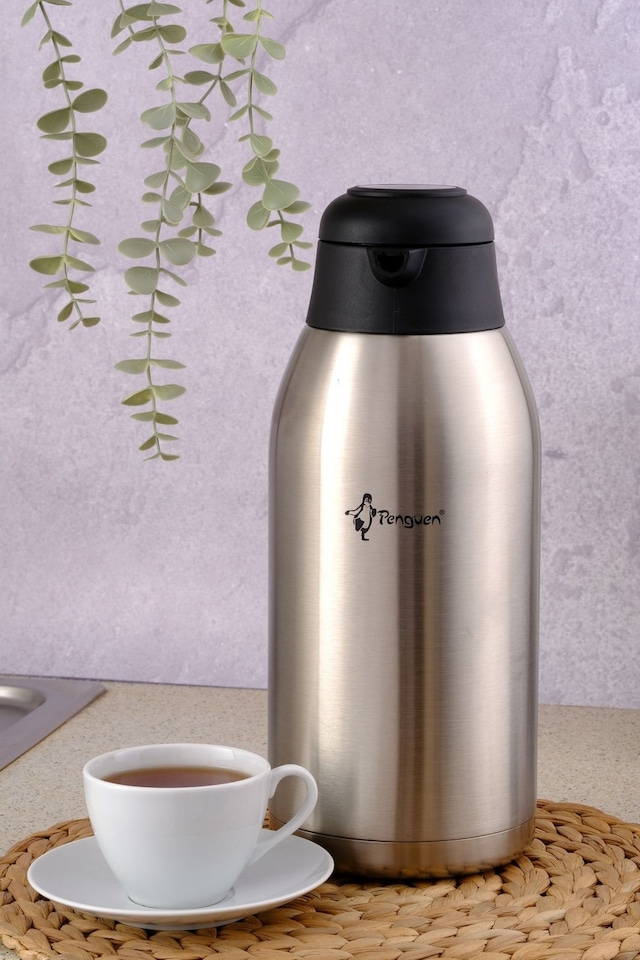 Penguen Png-1300B Paslanmaz  Çelik Çay Termosu 3 Litre Çift Katlı