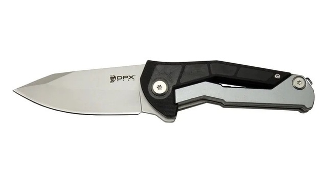 Dpxgear Sugga 915b Bk Siyah Ampamp Beyaz Kamp / Outdoor Çakı 17,5cm - Yarı Otomatik, Kemerlikli, Kutulu