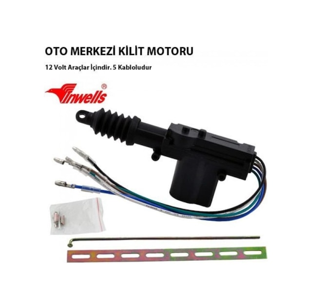 12 Volt Oto Merkezi Kilit Motoru 5 Kablolu (312450986)