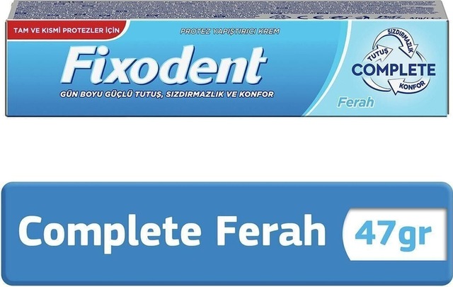 Fixodentcomplete Ferah Diş Protz Yapıştıc Krm 47gr-