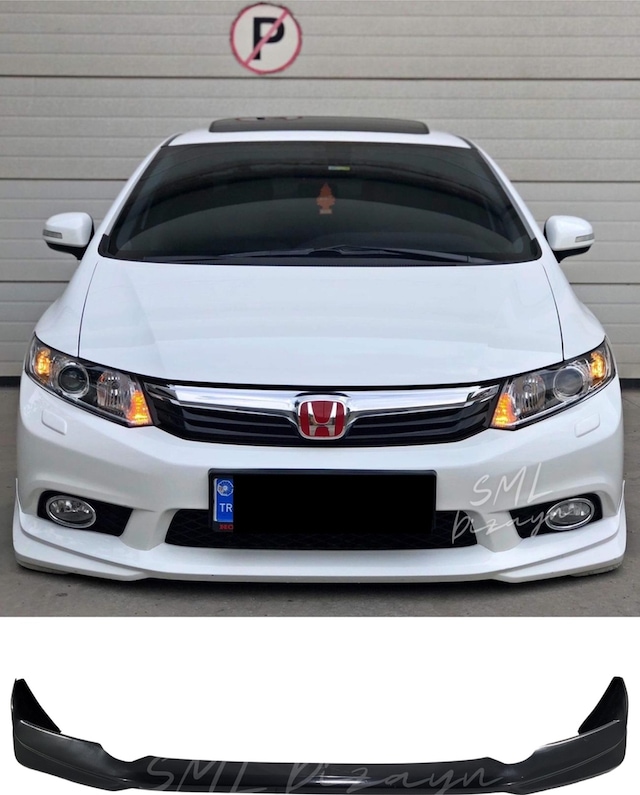 Honda Civic Fb7 Ön Ek (Plastik) Boyasız Fb7 Ön-Tampon-Karlık-Ek