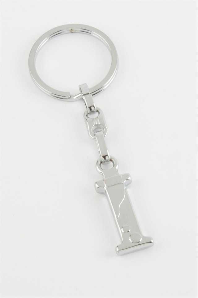 Harfli - 259 - - Spt-gld - Metal Anahtarlık Çok Renkli