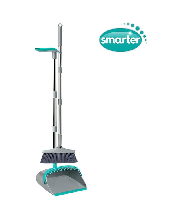 Smarter Premium Katlanır Faraşlı Süpürge Çelik Saplı