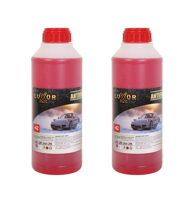Luxor Kimya 4 Mevsim -42 Kırmızı Antifiriz 1.5 LT Konsantre(2'li)