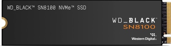 Western Digital Black Sn8100 2TB NVMe M.2 2280 PCIe 5.0 Okuma 14900 MB/s Yazma 14000 MB/s