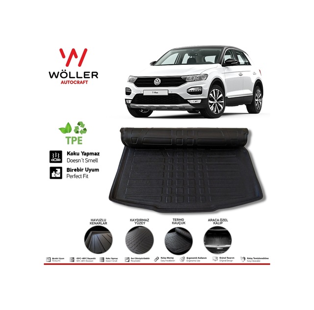 Vw T Roc Bagaj Havuzu 2016 2022 Arası 3D Wöller Ultraflex