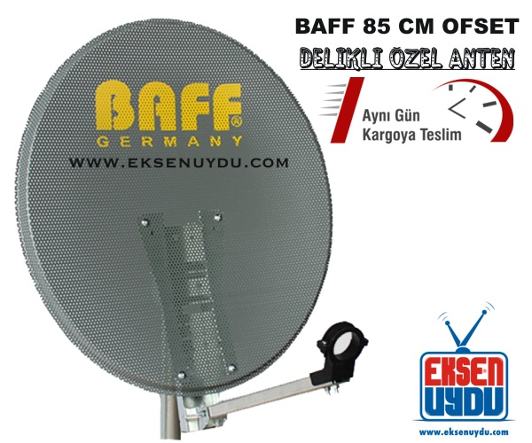 baff delikli canak anten 85 cm ozel ruzgar gecirgen delikli kaliteli anten offset