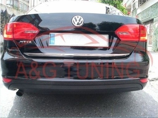 Volkswagen Jetta Krom Bagaj Alt Çıta Formlu 2011-2014 Paslanmaz Ç