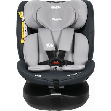 Kraft Safe Spin Plus I-size Oto Koltuğu 0-36 Kg Gri