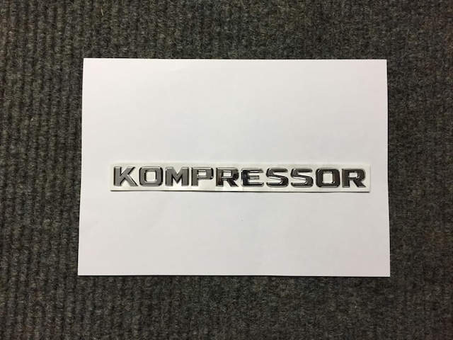 Mercedes Kompressor Yazı