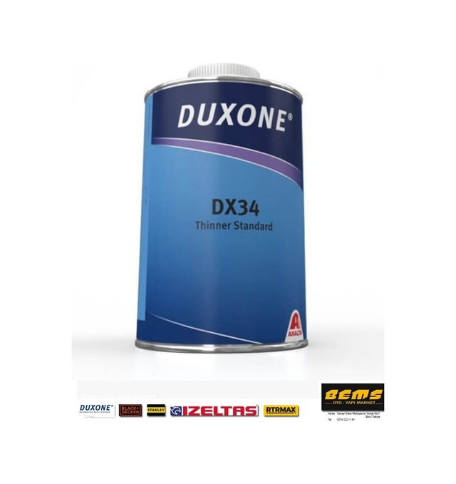 Duxone Dx 34 Standart Tiner 1 Litre