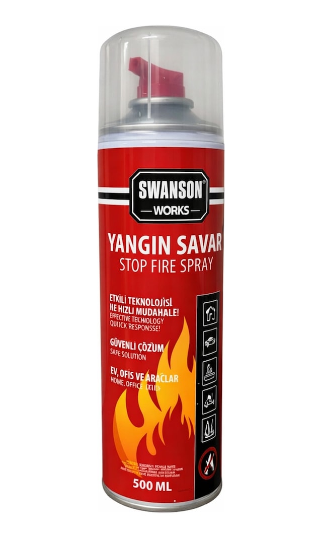 Yangın Söndürücü Savar 500 Ml 1 Adet Araç İçin Ev İçin İş Yeri İçin Yangın Tüpü