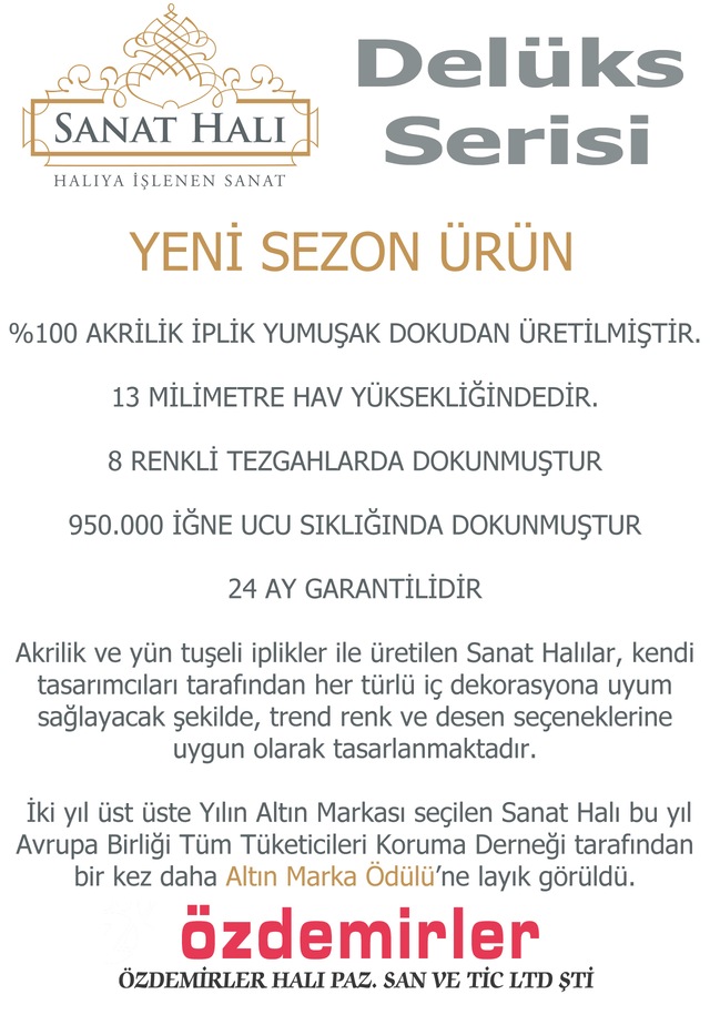 Sanat Hali Deluks 6967 160x230 Cm N11 Com