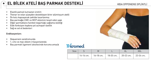 Wicromed Basparmak Destekli El Bilek Ateli Fiyatlari Ve Ozellikleri