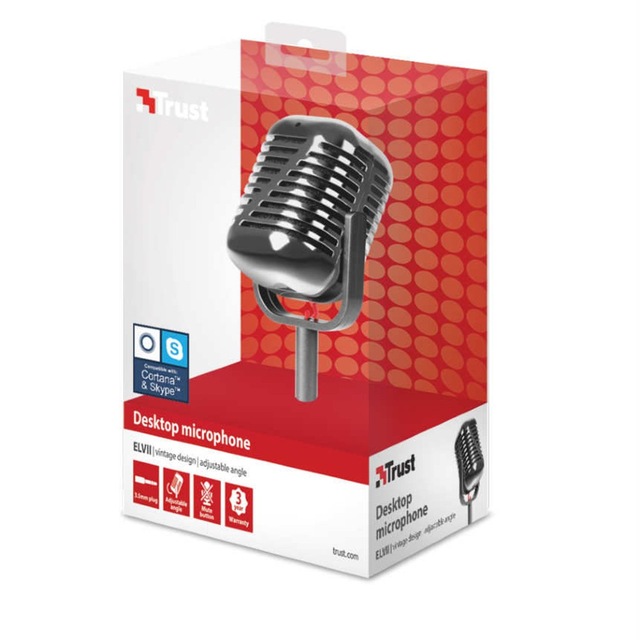 Trust 20111 Elvii Desktop Microphone Elvii Masaustu Mikrofonu Fiyatlari Ve Ozellikleri