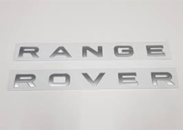 Range Rover Kaput Ve Bagaj Yazısı Arması