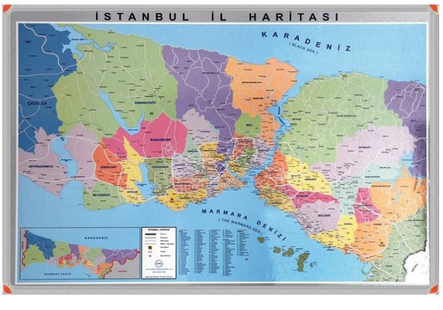 Panda Istanbul Haritasi Aluminyum Cerceve 70x100 Cm Fiyatlari Ve Ozellikleri