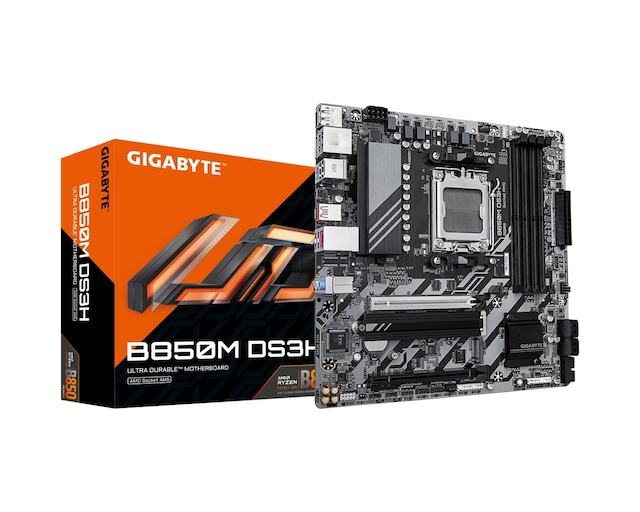 Gigabyte Gıgabyte B850m Ds3h, 4xddr5, 2xm.2, 2xdp, Hdmı, Type-c,