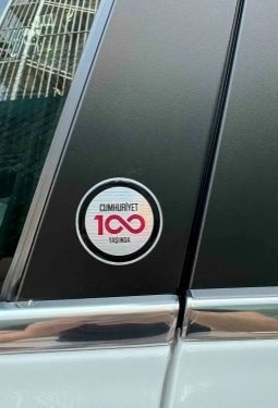 Cumhuriyet 100 Yaşında Silikon Logo 2 Adet Fiat - Egea - Cross - Fiorino A Kalite 1.sınıf