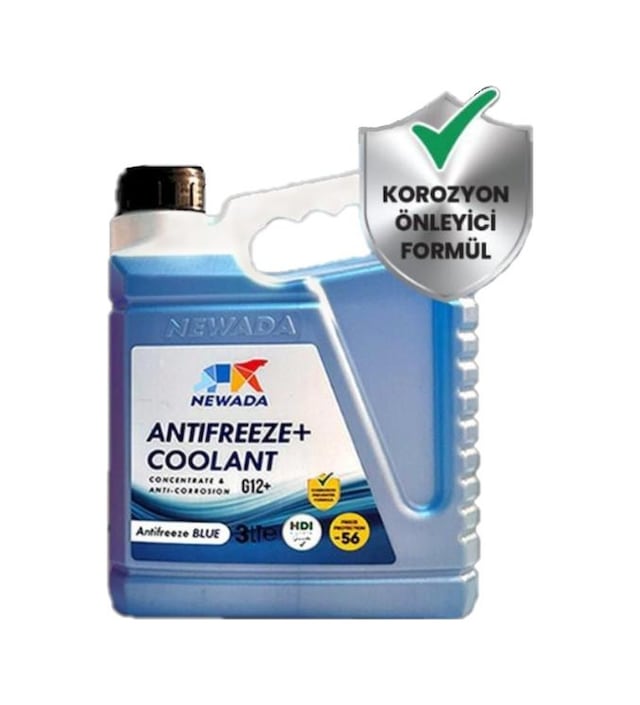 Oto Motto Newada Süper Mavi Antifiriz -56 C 3 Lt Mavi