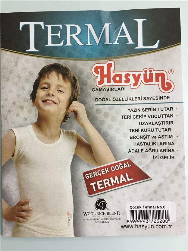 2 Li Hasyun Unisex Cocuk Ince Yun Atlet Termal Bronsit Atleti Fiyatlari Ve Ozellikleri
