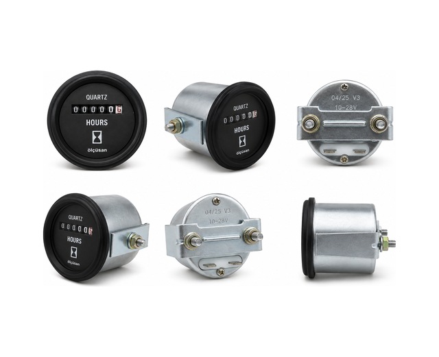 Ölçüsan 112213 Motor Çalışma Saati Ø 52 Mm, 12-24v İbresiz