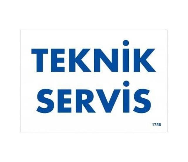 Buradabulabilirsin Teknik Servis Uyarı Levhası 17,5x25 Kod:1756 Nl