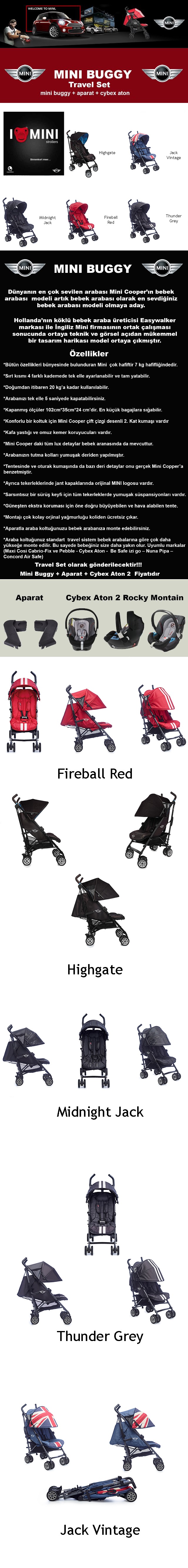 Easywalker Mini Buggy Travel Set Highgate